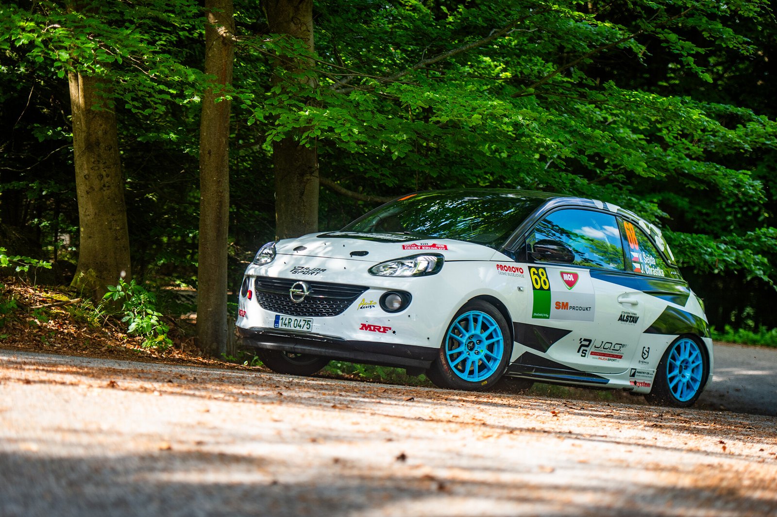 Moment ze závodu Rallye Český Krumlov